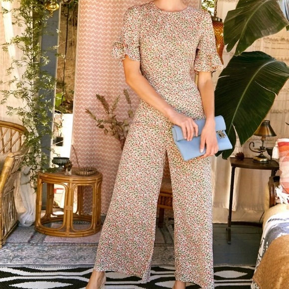 Floral jumpsuit
